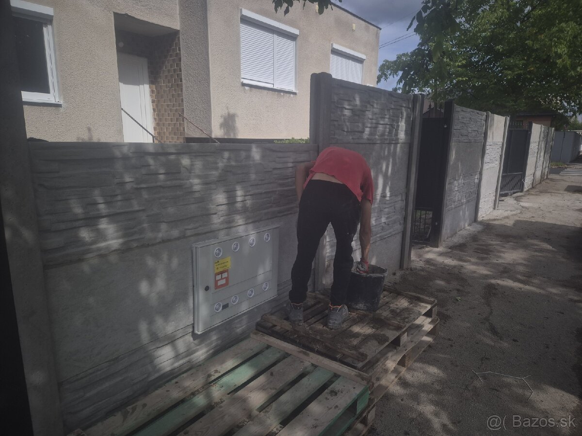 Betónové ploty, výroba, montáž - 10