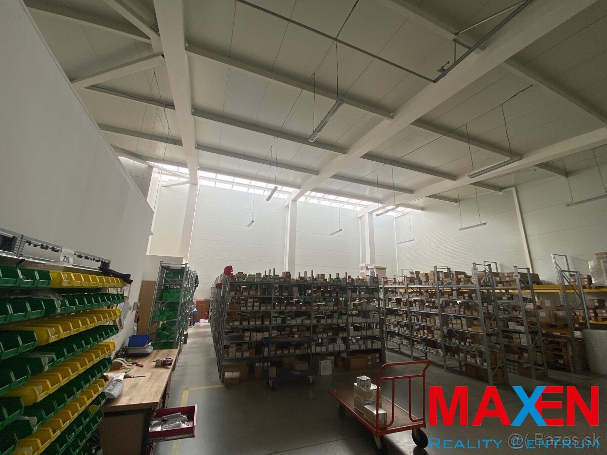 Predaj : MAXEN HALA ( 01 ) pre výrobu a sklad 1844 m2 + a - 10
