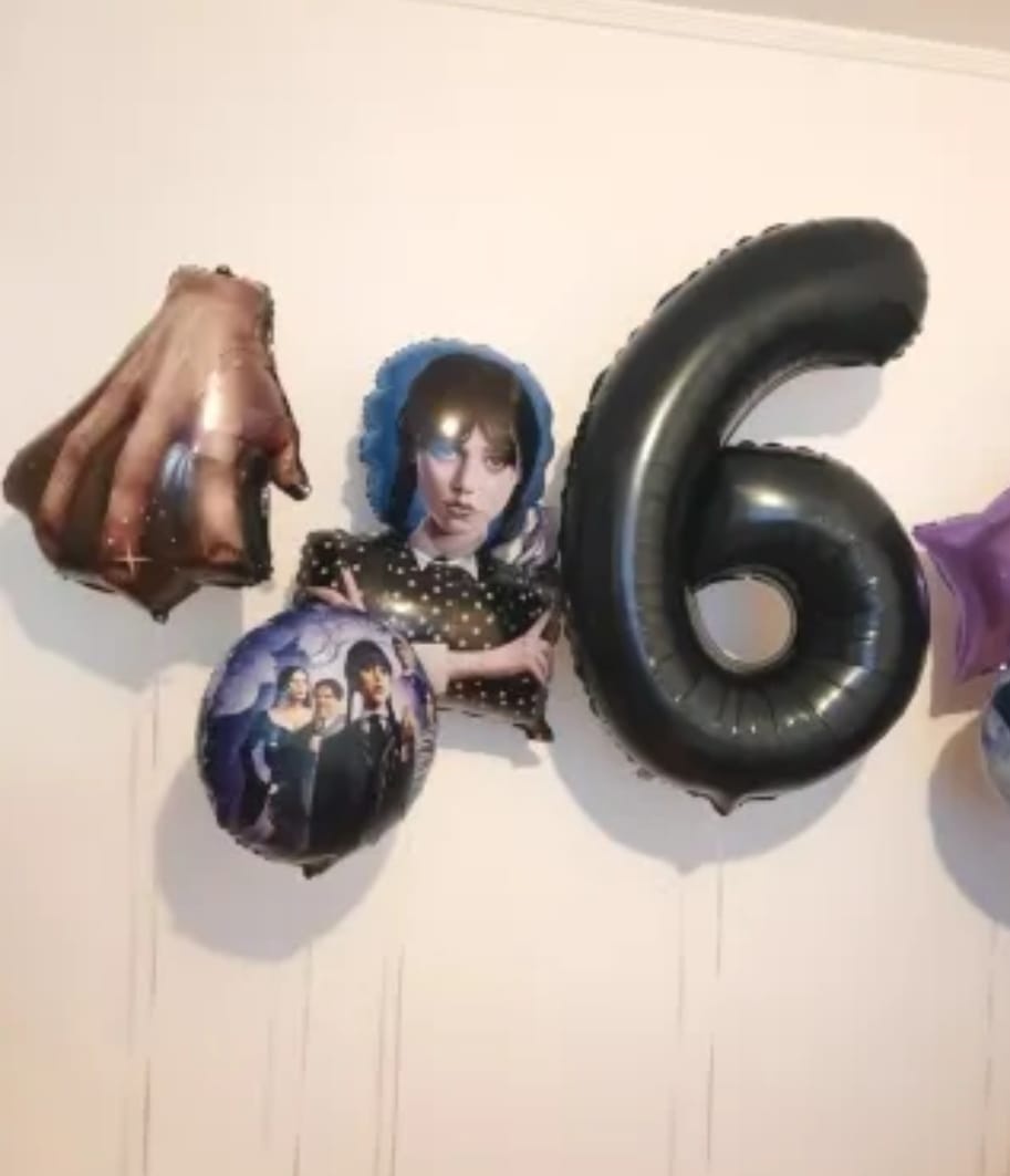 Nové balóny Wednesday Addams 75cm, vec 53cm - AŽ 15/16/17 ku - 10