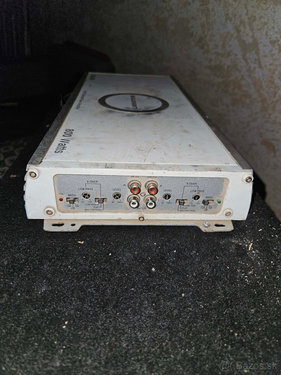 Predám autoaudio – subwoofery, zosilňovače + kapacitor - 10