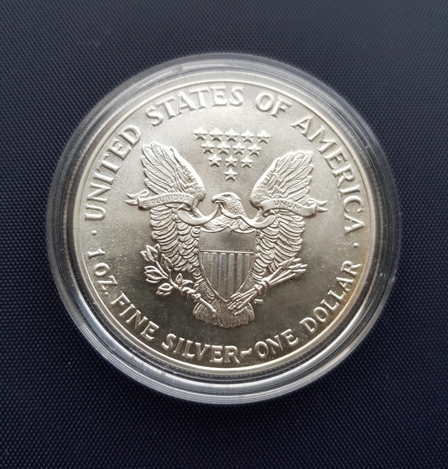 USA Silver Eagle 1986-2025 1oz investicne striebro - 10