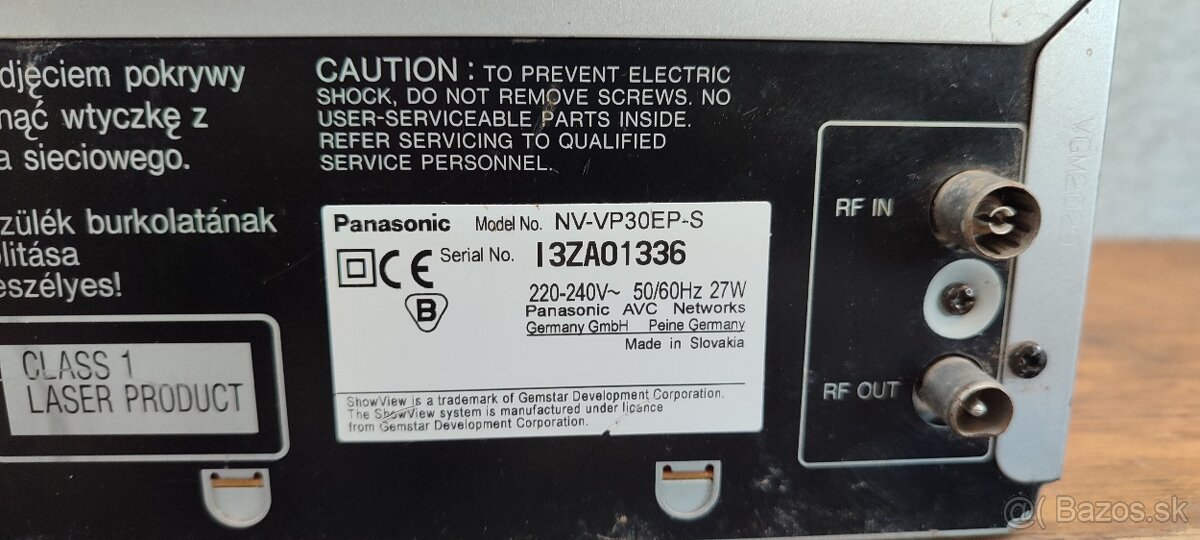Videorekorder DVD prehrávač Panasonic - 10