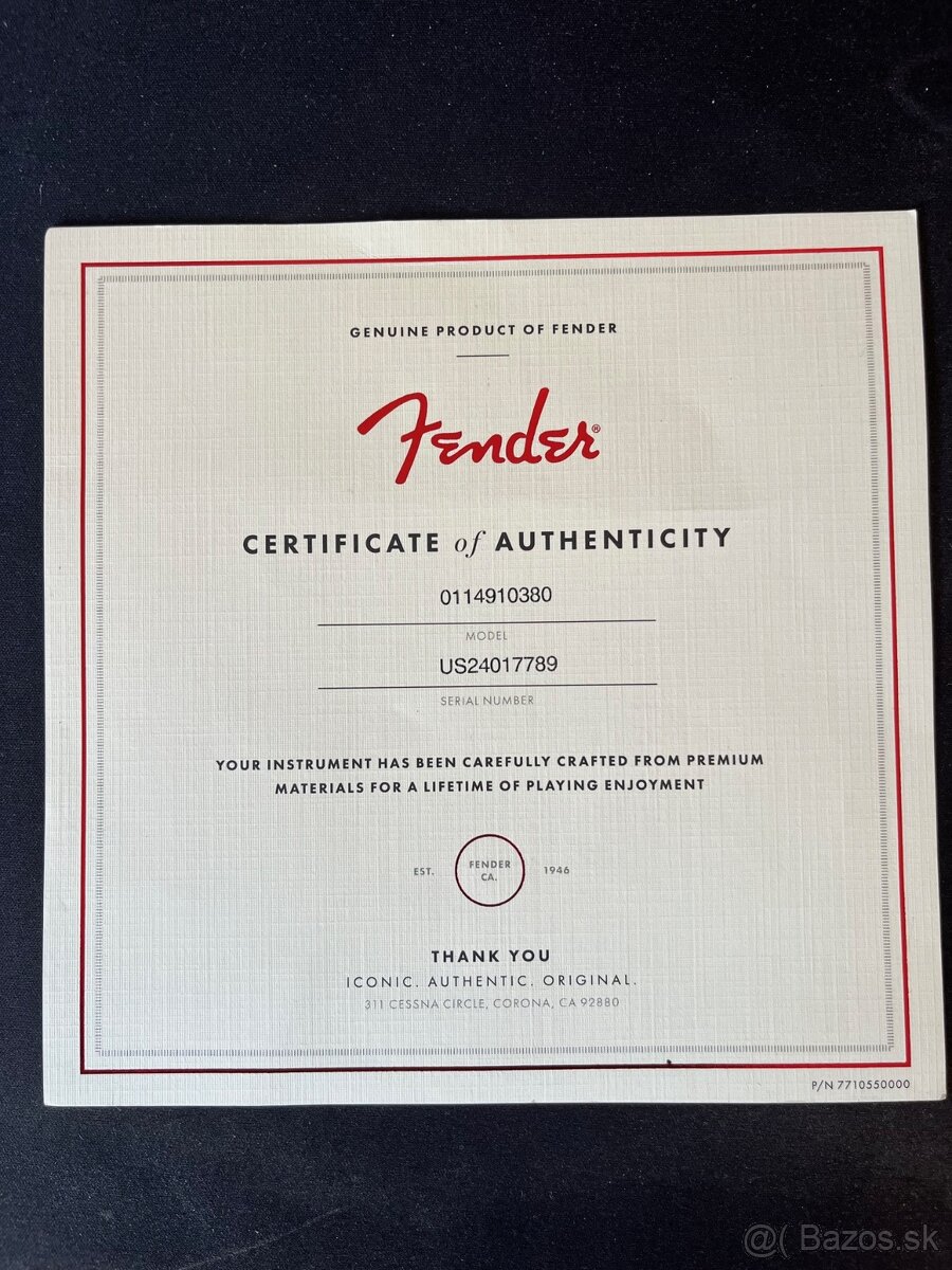 Fender Stratocaster Performer USA - 10