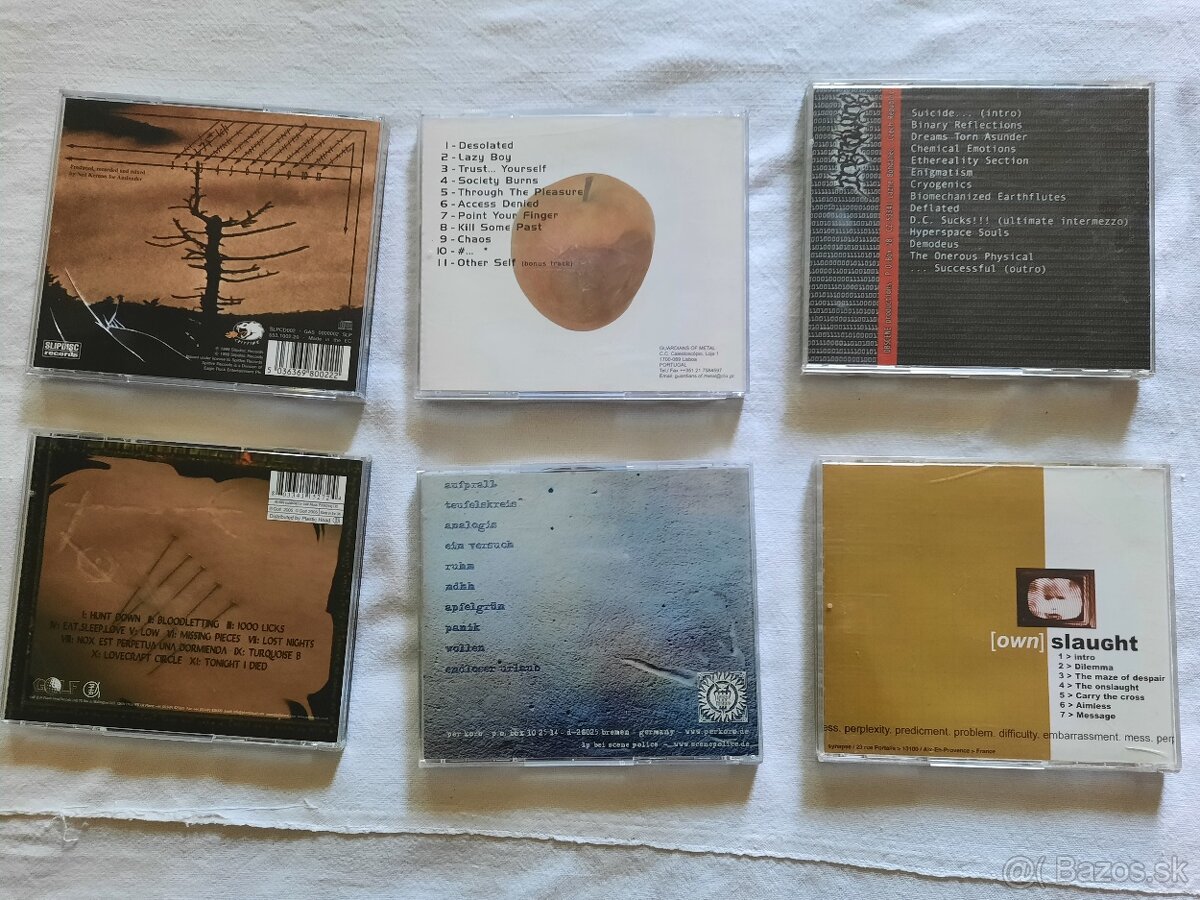 Zbierka CD death , trash metal - 10