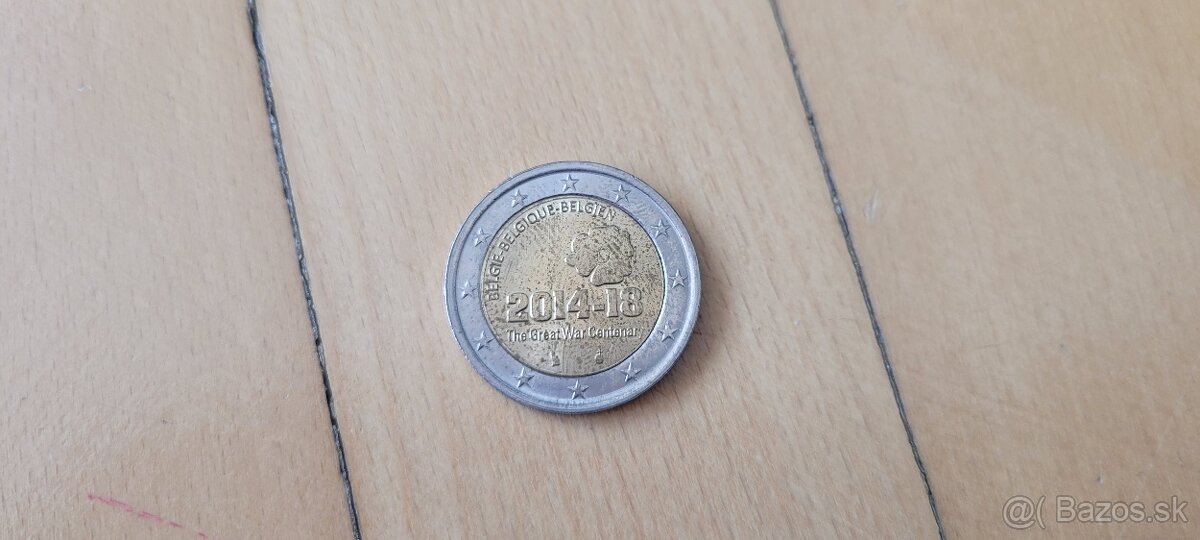 2 euro pamätné mince Belgicko - 10