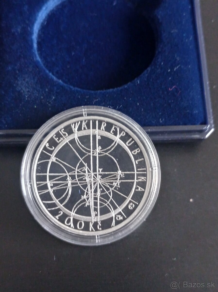 Strieborné mince 200 korún Česká Republika PROOF - 10