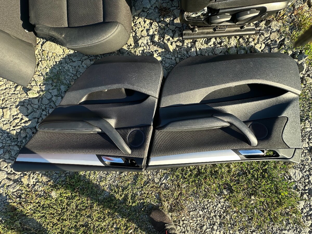 Sedačky bmw f25 x3 kompletne polokožené sedadla - 10