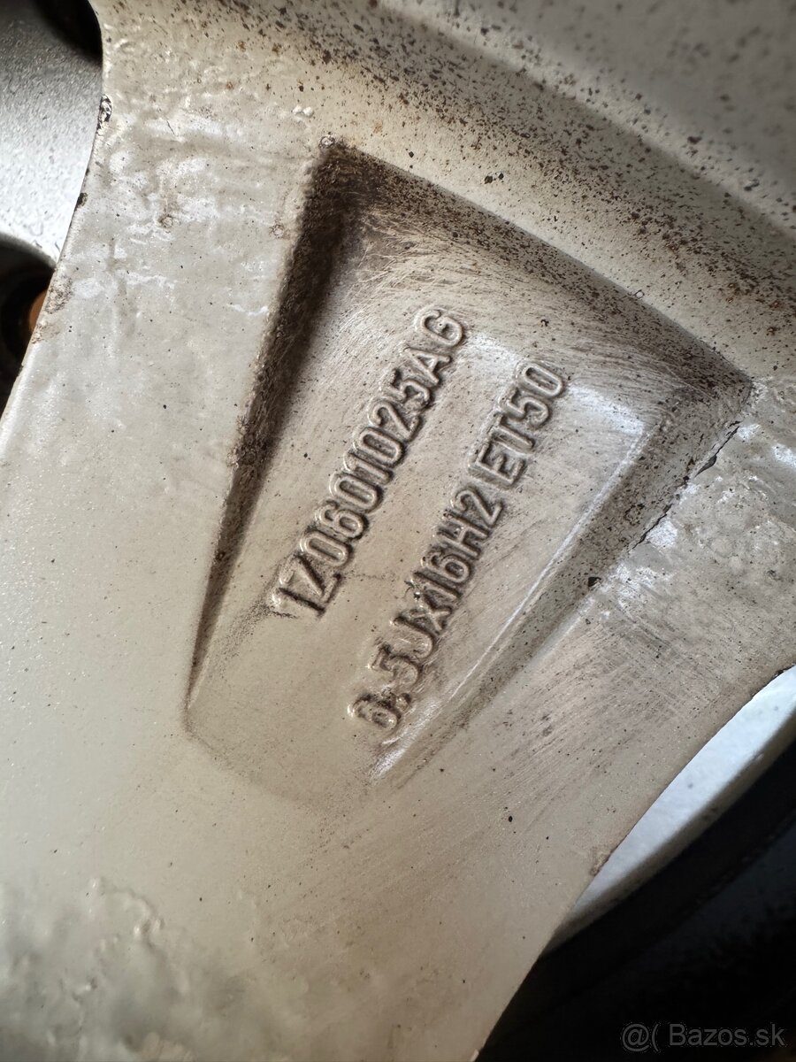 Zimná sada ALU diskov 5x112 205/55 R16 -7mm - 10