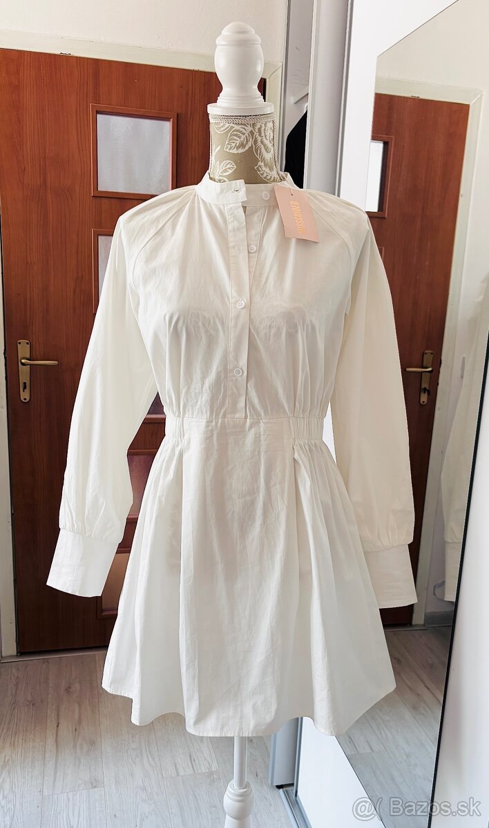 Biele košeľové šaty Missguided - 10