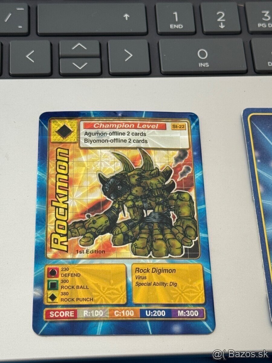 POKÉMON 2001 Nintendo kartičky + DIGIMON kartičky 1. edícia - 10