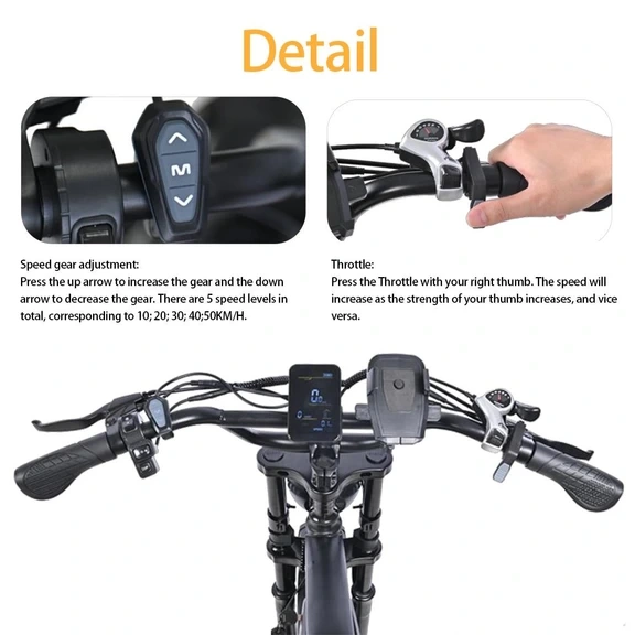 Elektrický bicykel Headeer BK20 - 10