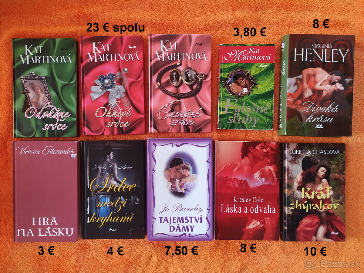 Romány, beletria, romantické, historické, detské knihy - 10