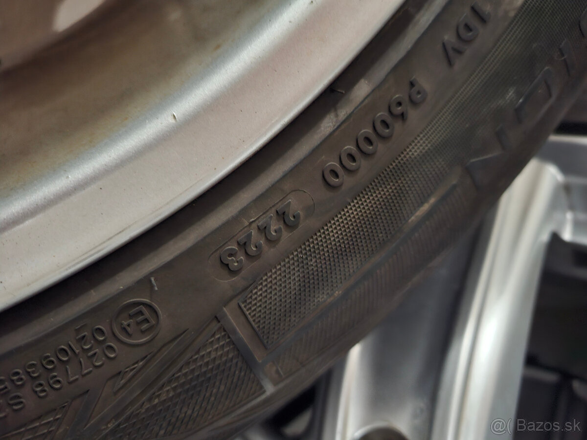 Predám ALU disky Dezent R19, 5x112 ET 46 + zimné pneu - 10