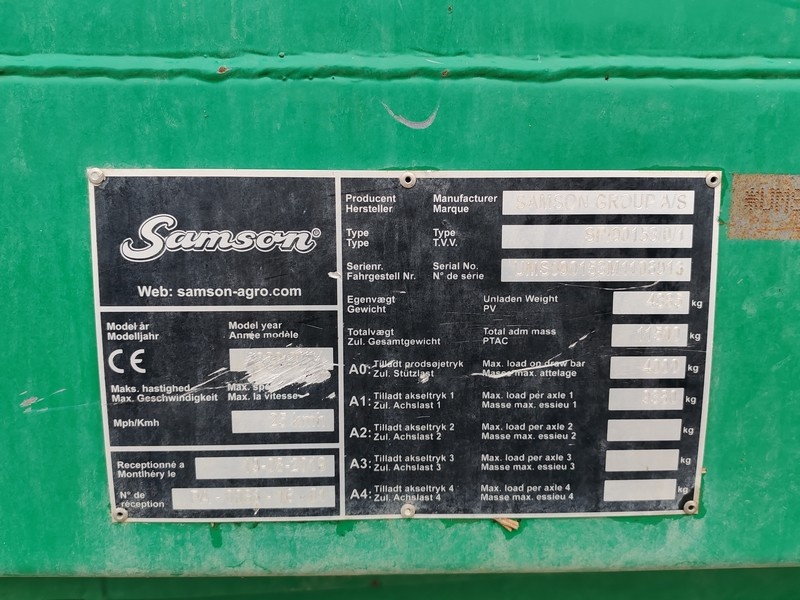 SAMSON SP15 - Rozmetadlo hnoja - 10