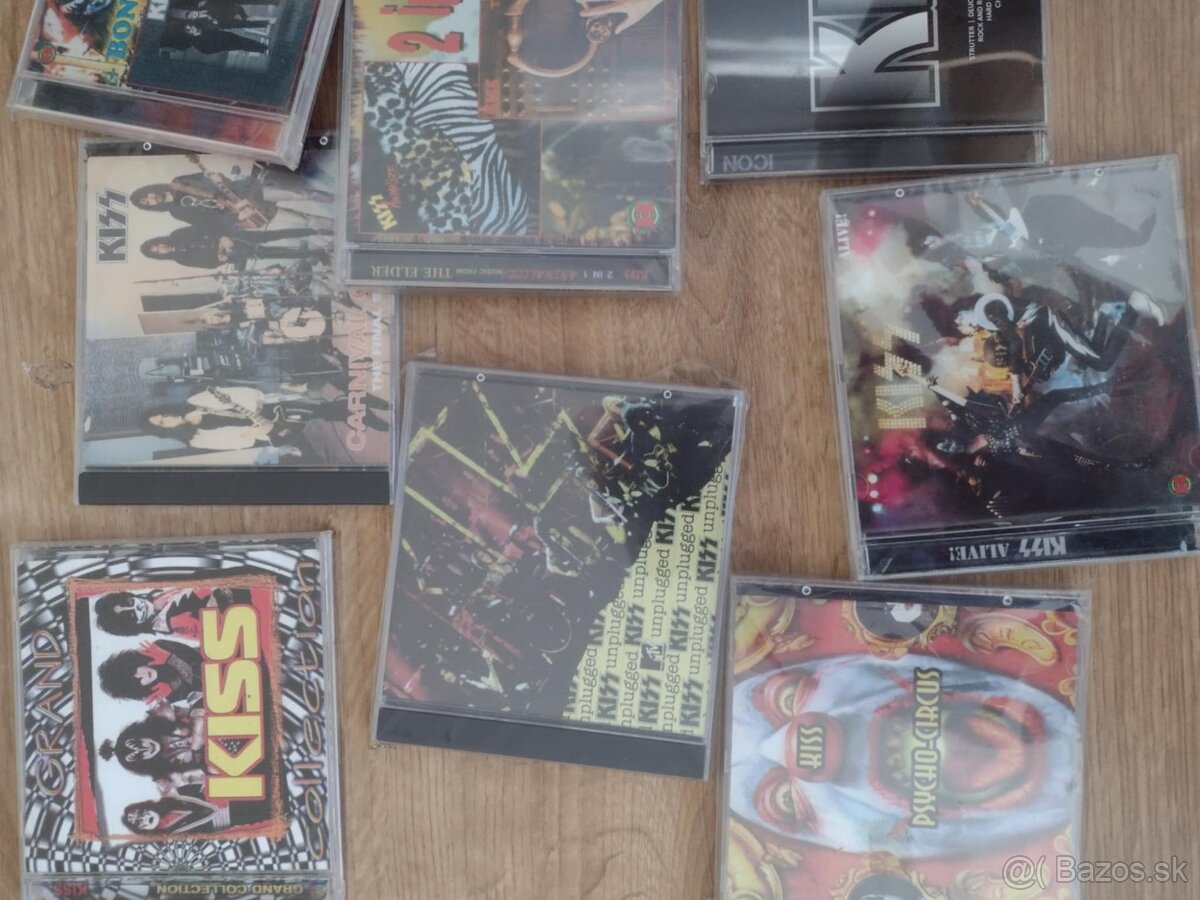 Predám 8ks CD KISS - 10