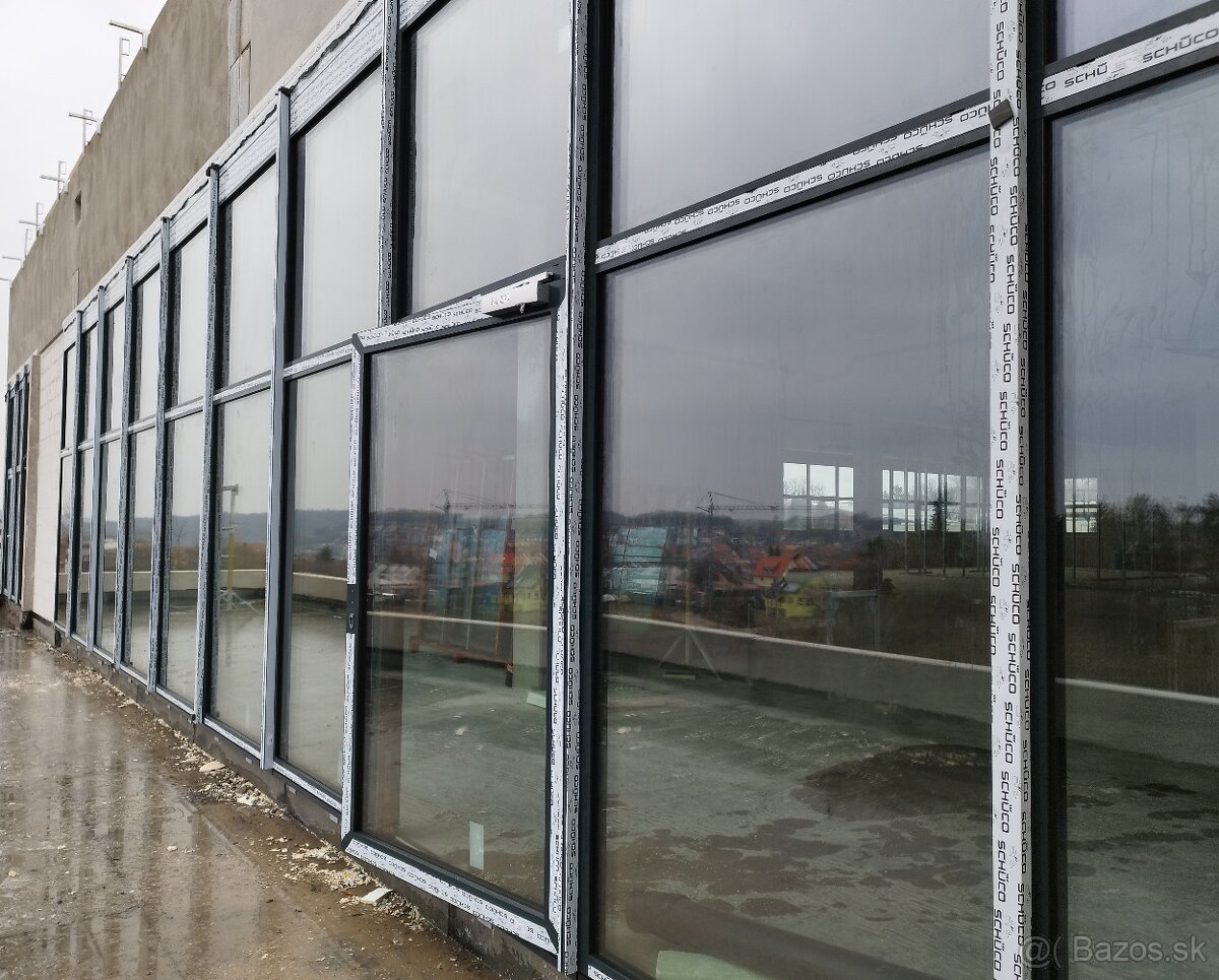 Montáž, sklofasády, Nemecko ( Schuco, Wicona) pfosten riegel - 10