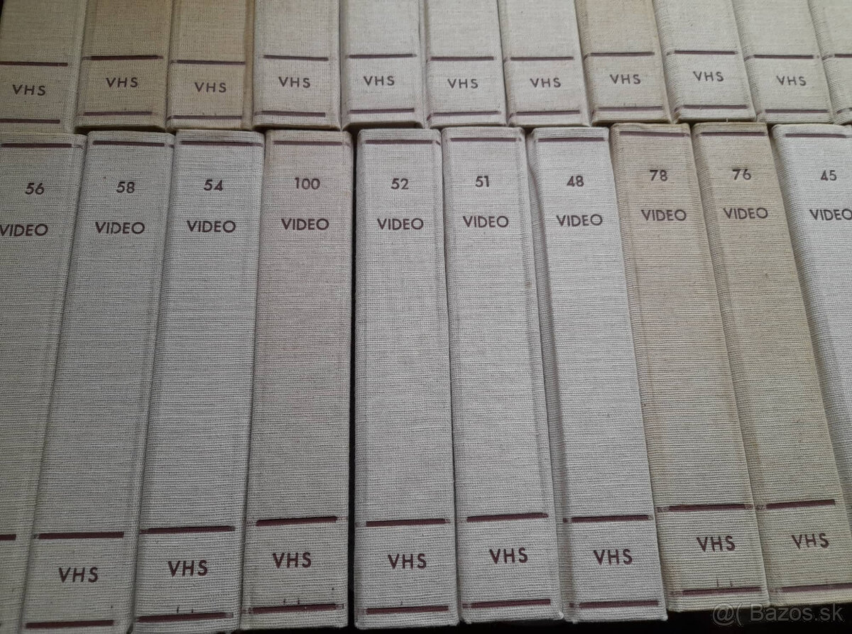 Predám knihové obaly na VHS kazety.. + filmy - 10