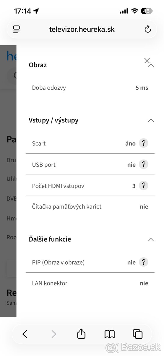 TV Samsung 32" (uhlopriecka 82cm) - 10
