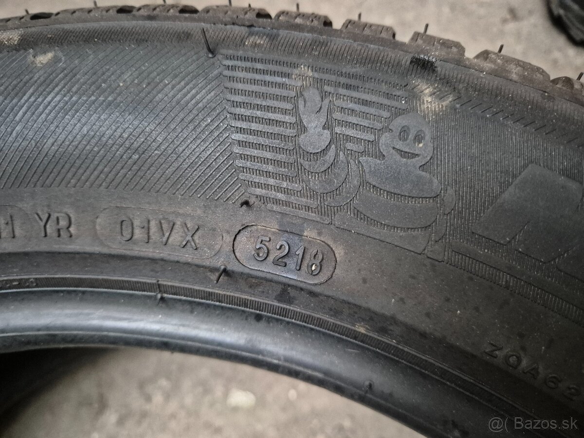 225/55 r18 celoročné 4 ks MICHELIN dezén 7,7 - 6,3 mm - 10