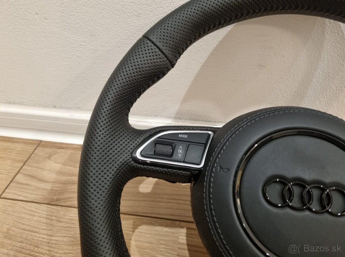 AUDI RS PERFOROVANY ZREZANY VOLANT MULTIFUNKCNY - 10
