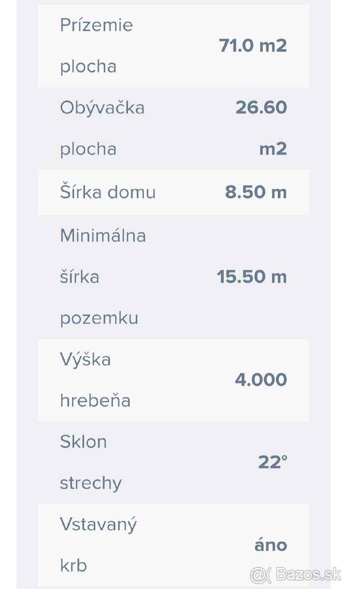 1 Paré Projekt Rodinneho domu 97m² bungalov. - 10
