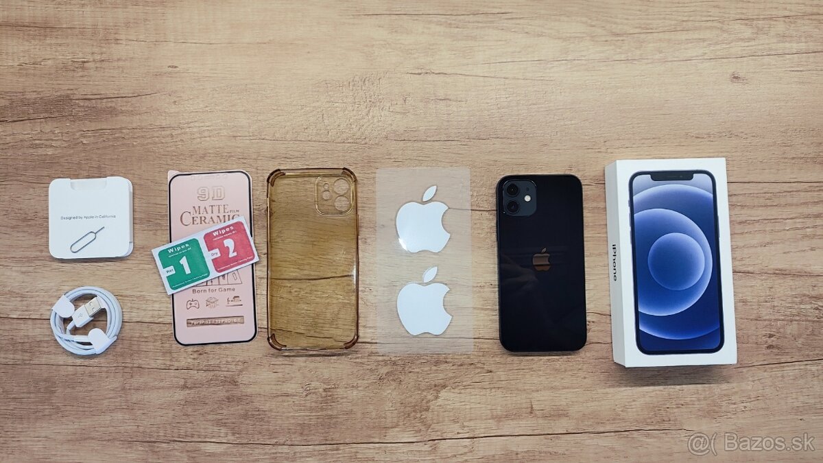 iPhone 12 black - v záruke + príslušenstvo - 10