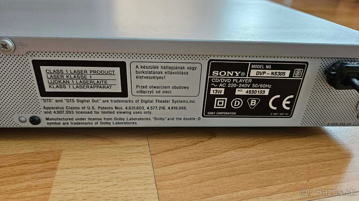 CD/DVD player/prehravac Sony - 10