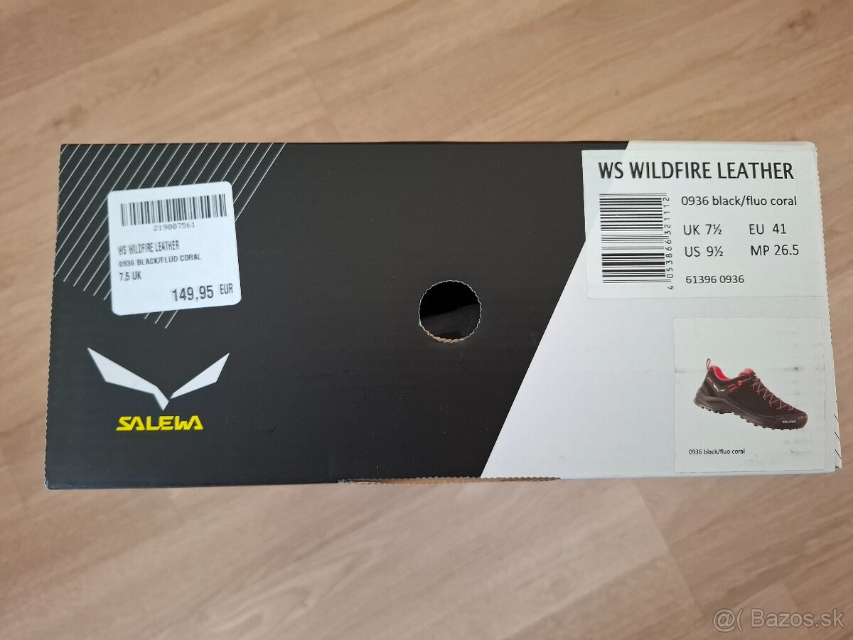 Dámske kožené trekingové topánky Salewa WS Wildfire, veľ. 41 - 10