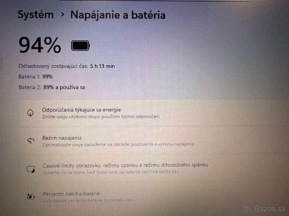 Notebook Lenovo T450 / i5 / 8GB RAM / 256GB SSD / Win11 - 10