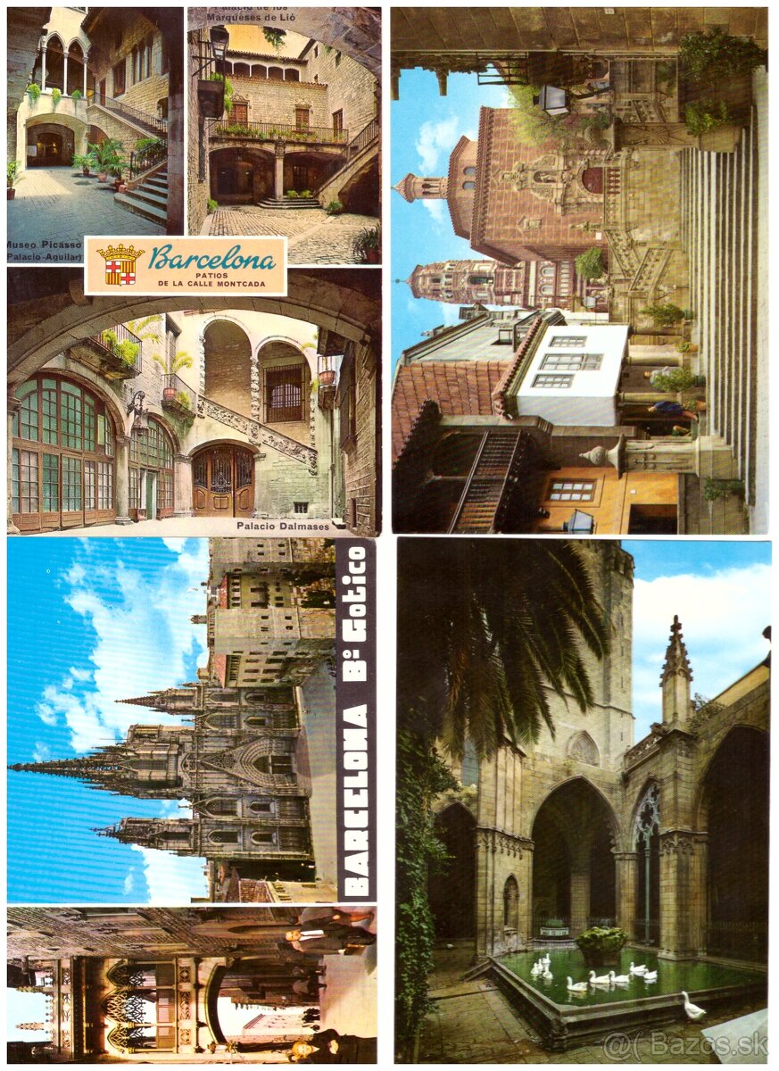 Pohľadnice mix svet farebne 1 - 10