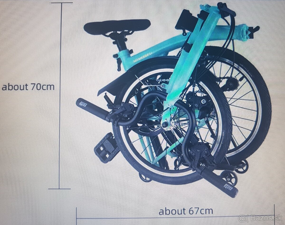 Bromton skladací bicykel - 10