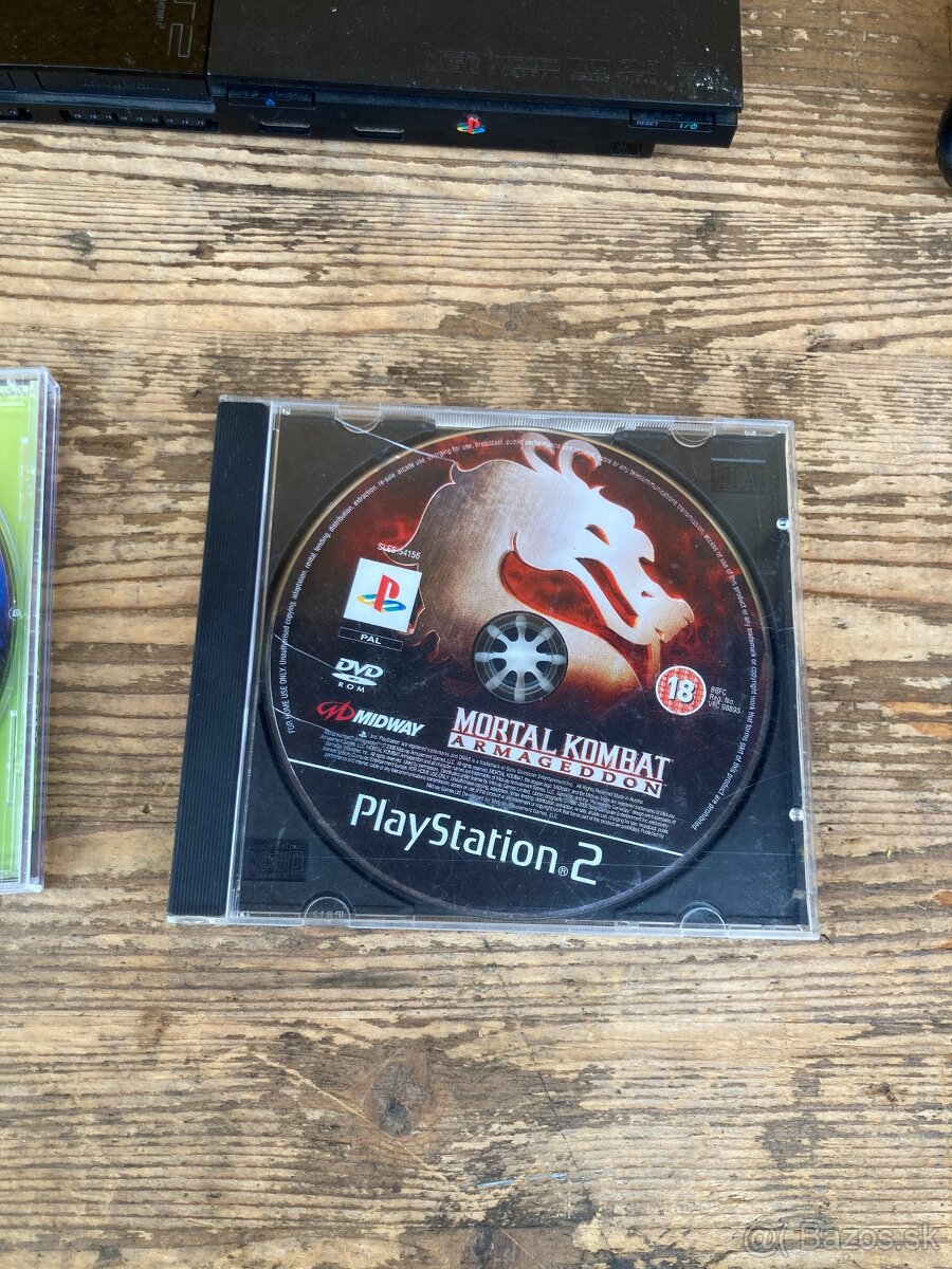 Playstation 2 / PS2 - slim (SCPH 90004) + hry +příslušenství - 10