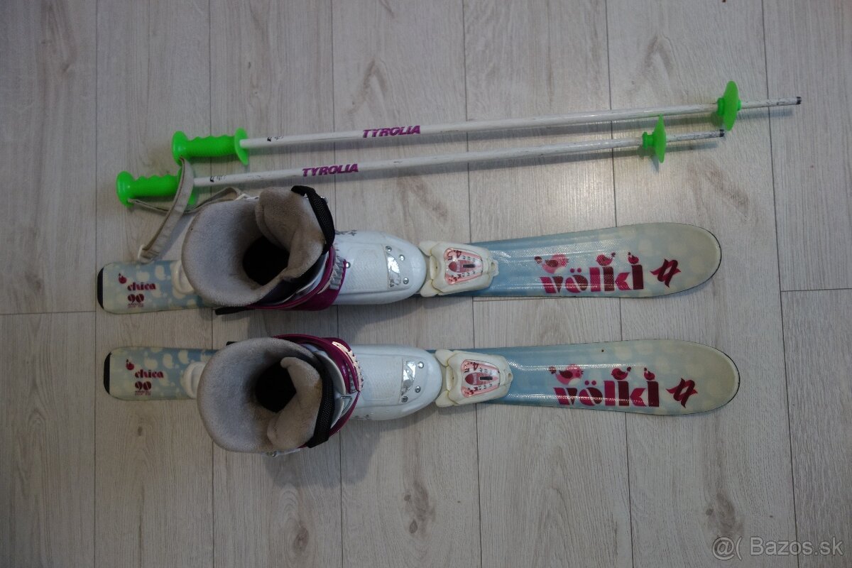 Detské lyže 90 cm - komplet - 10