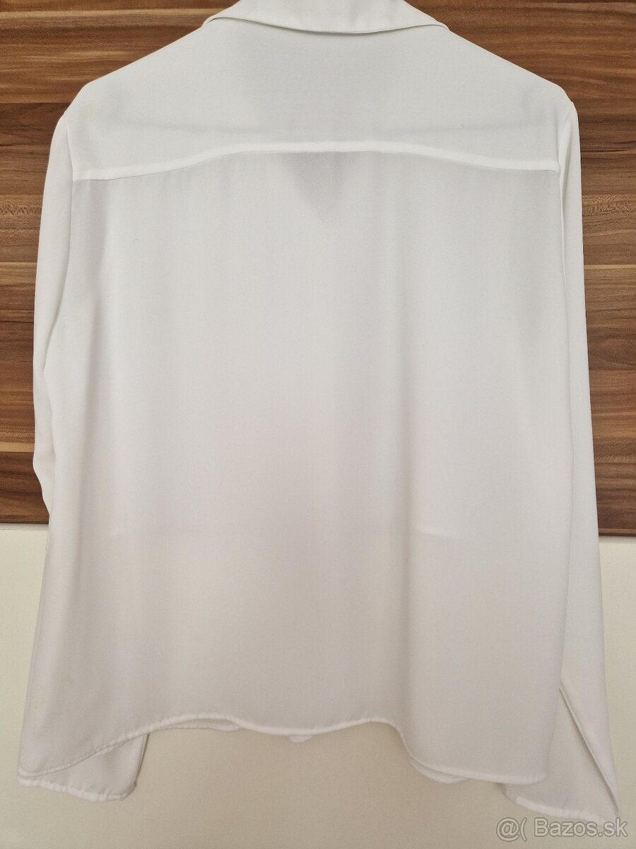 2x košele MANGO veľ. 40, 1x farebná veľ. 40 - 10