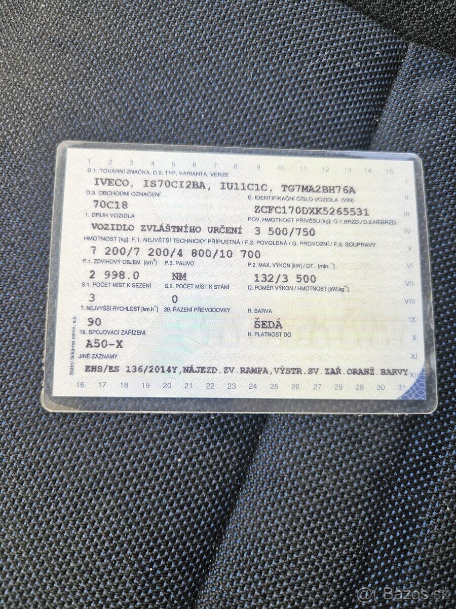 Iveco Daily 70c18, 2018, EUKRAN - 10