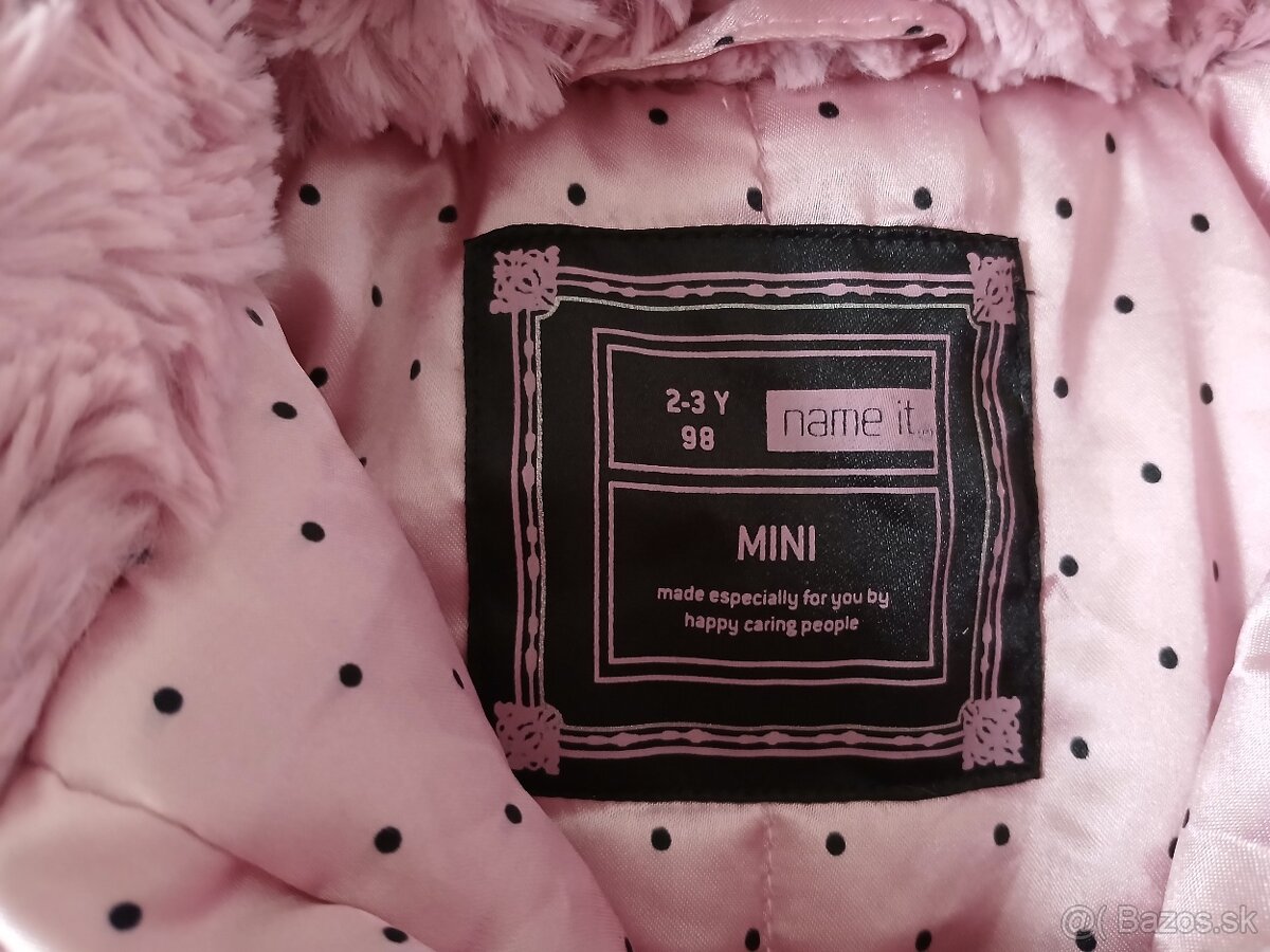 Dievcenska prechodna bunda 98 - 10