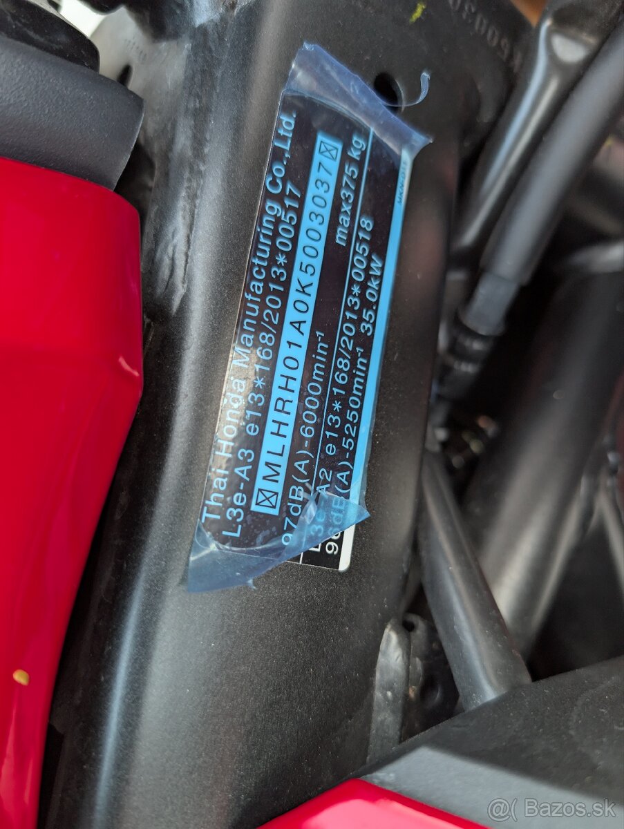 Predám Honda CBR 650R - 10