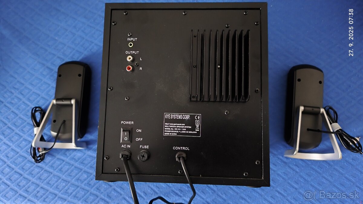 PC/NTB Repro Genius SW-V2.1 1500, čierno-strieborné - 10