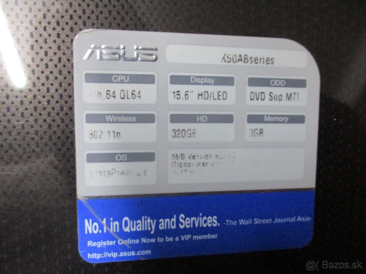 ASUS PR 050A a K50AB - 10