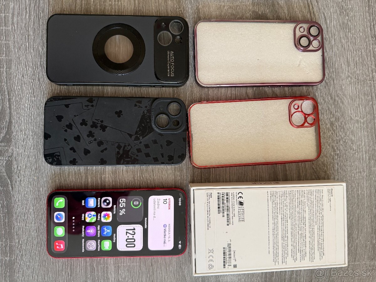 Predám Apple iPhone 13 128gb red - 10