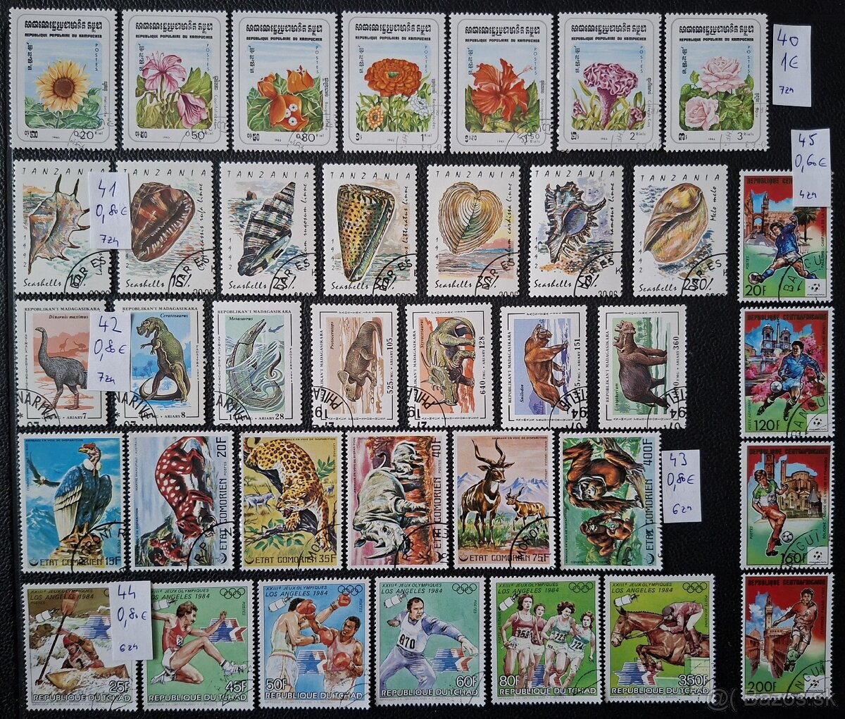 Postove znamky Mix 18 (99poloziek) - 10