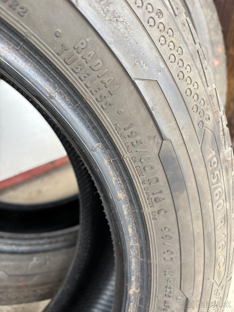 letné pneumatiky 195/60 r16C - 10