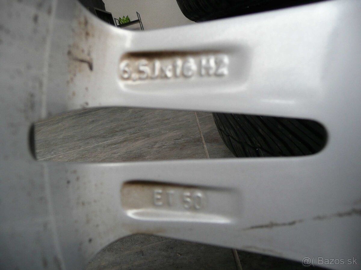 5x112 Zimná sada 205/55 R16 Hliníkové disky+pneumatiky - 10