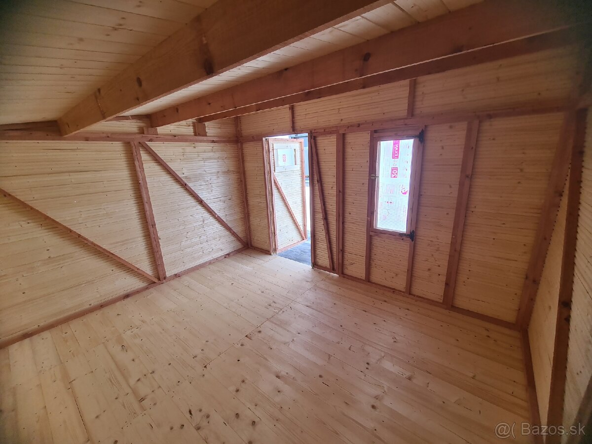 Záhradný drevený domček s terasou ZDARMA DOPRAVA CELA SR - 10