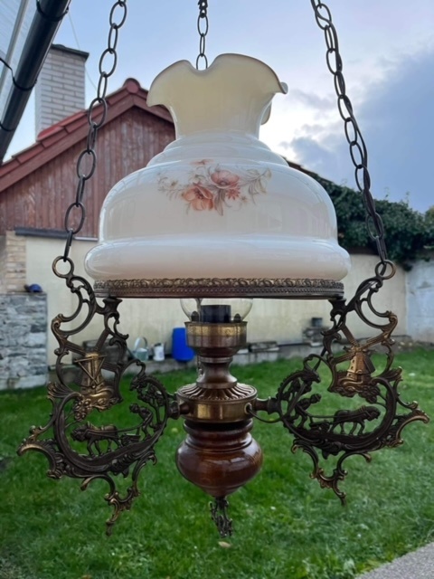 Luster starožitný 2 kusy - 10