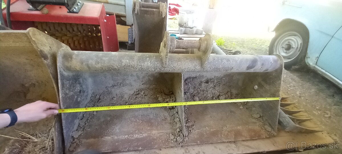 Poloautomatický rýchlo-upínak s lyžicami na mini rýpadlo - 10