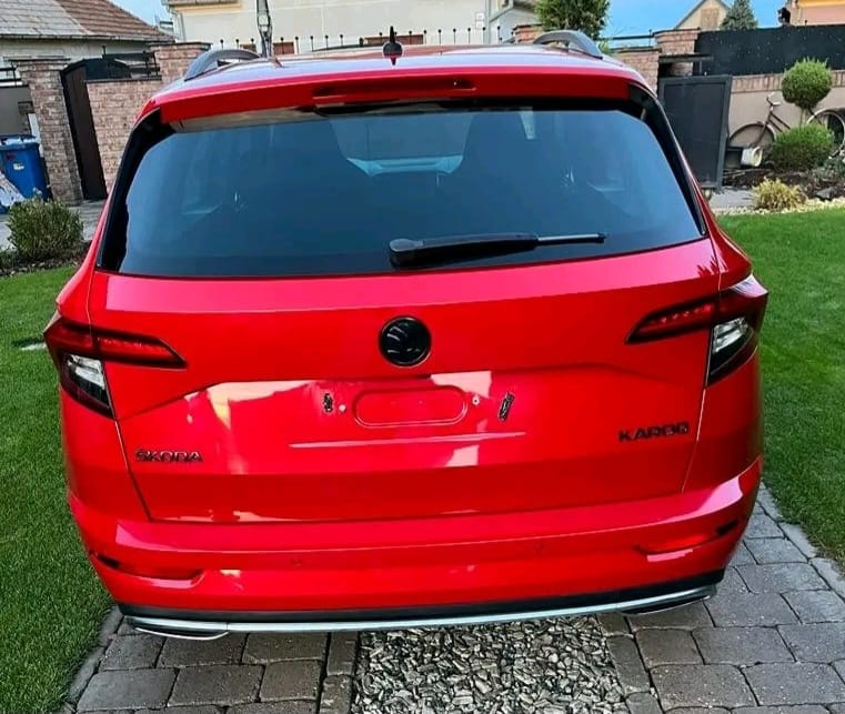 Čierne / karbónové znaky - logo na ŠKODA - 10