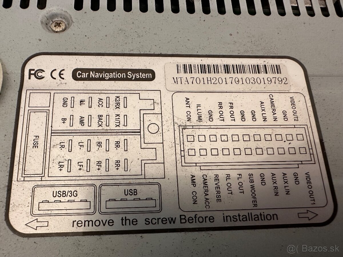 Chevrolet Captiva Android Autorádio s navigací Android 7.1 - 10