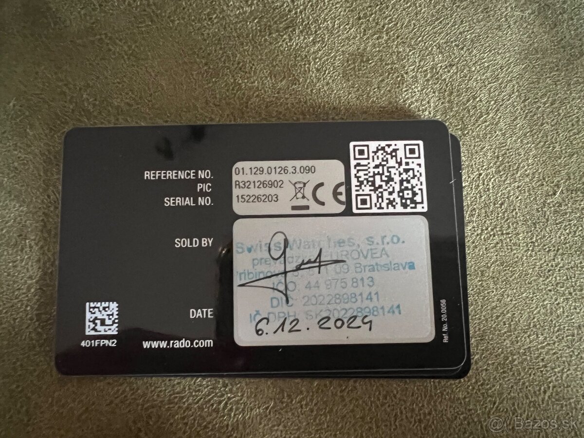 Diamantové hodinky RADO Hyperchrome - 10