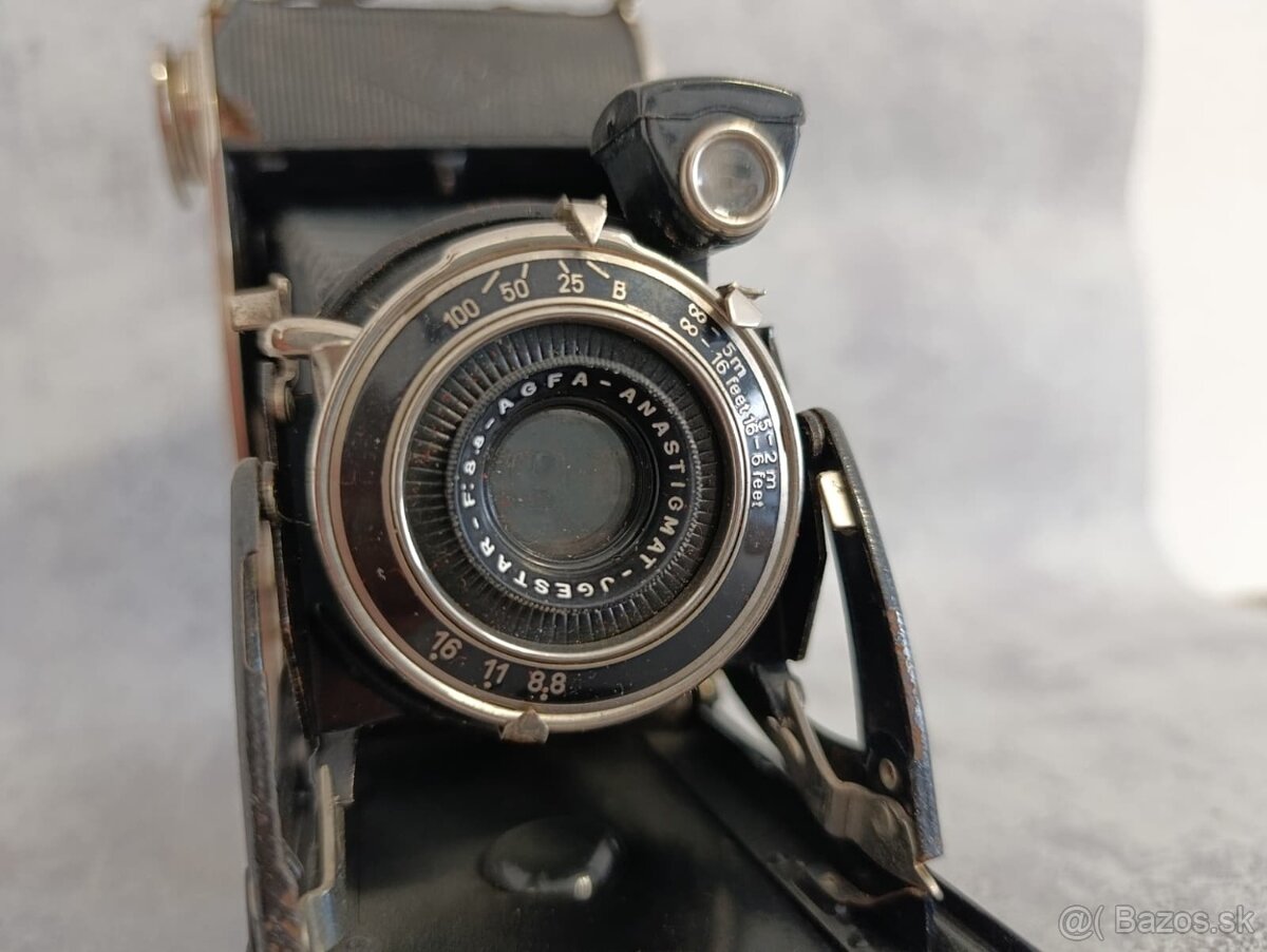 Historický měchový fotoaparát Agfa Billy Record - 10